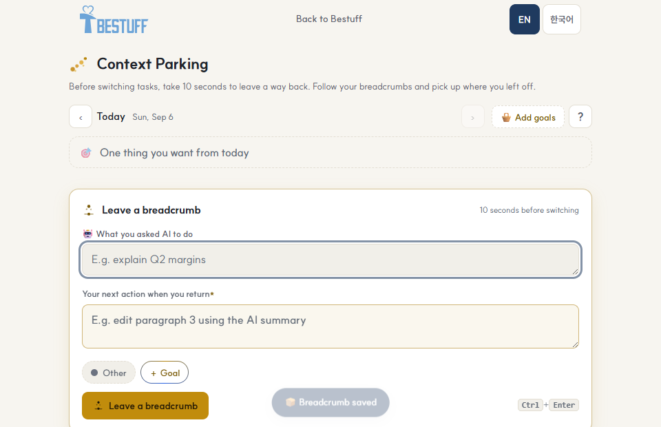 Context Parking screenshot